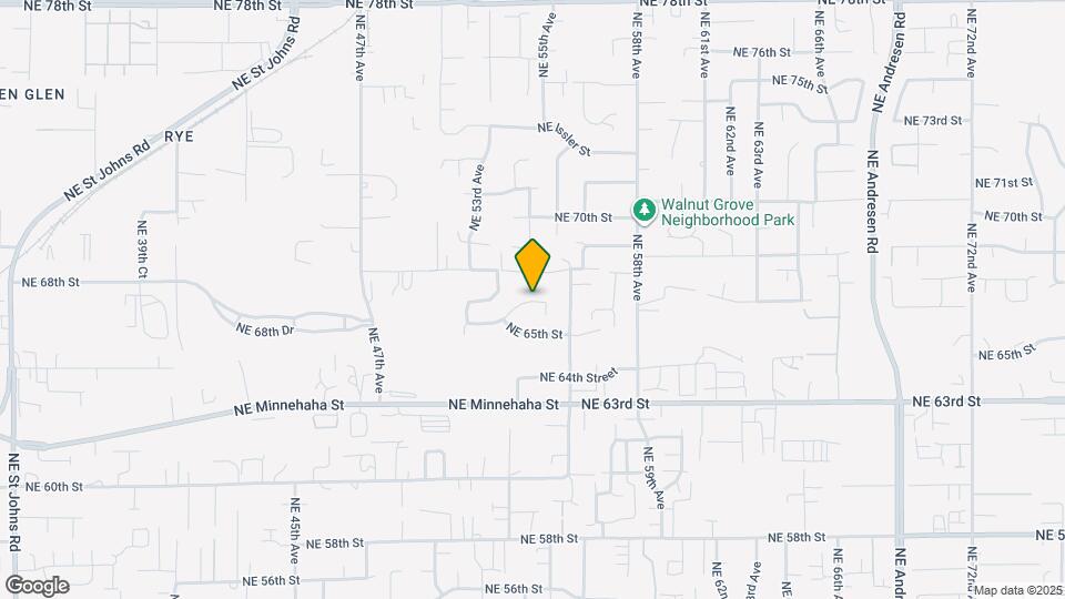 5400 NE 66th Dr Map and Location Details