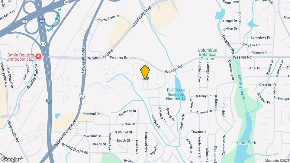 6336 Blanchard Ct Map and Location Details