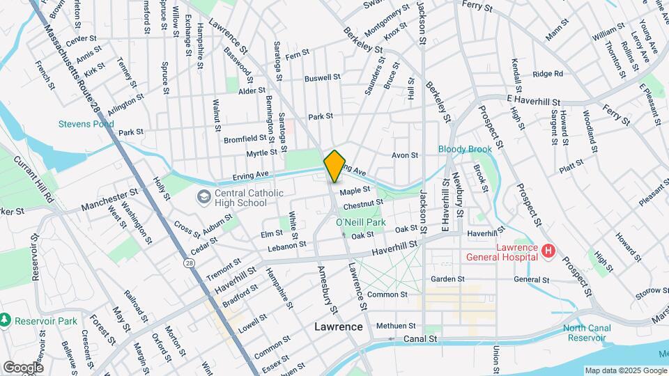 121 Lawrence St Mapa y Detalles de la Ubicación