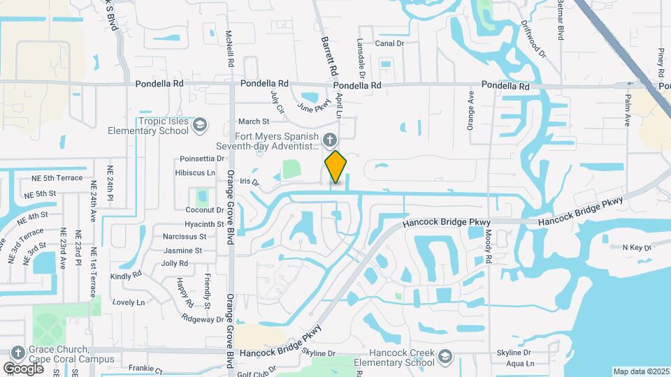 991 April Ln Map and Location Details