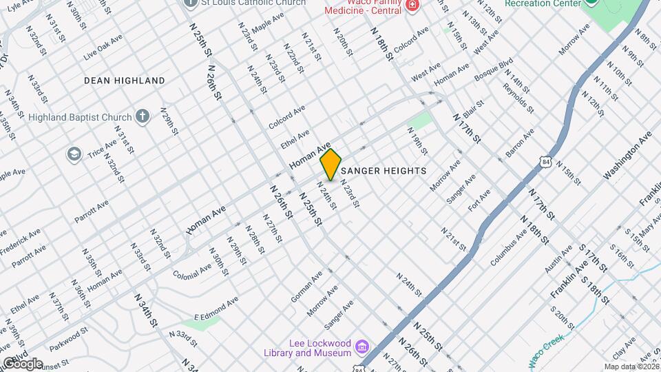 2317 Colonial Ave Map and Location Details