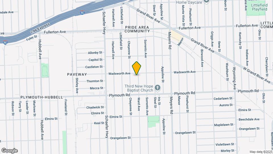 11741 Ward Ave Mapa y Detalles de la Ubicación