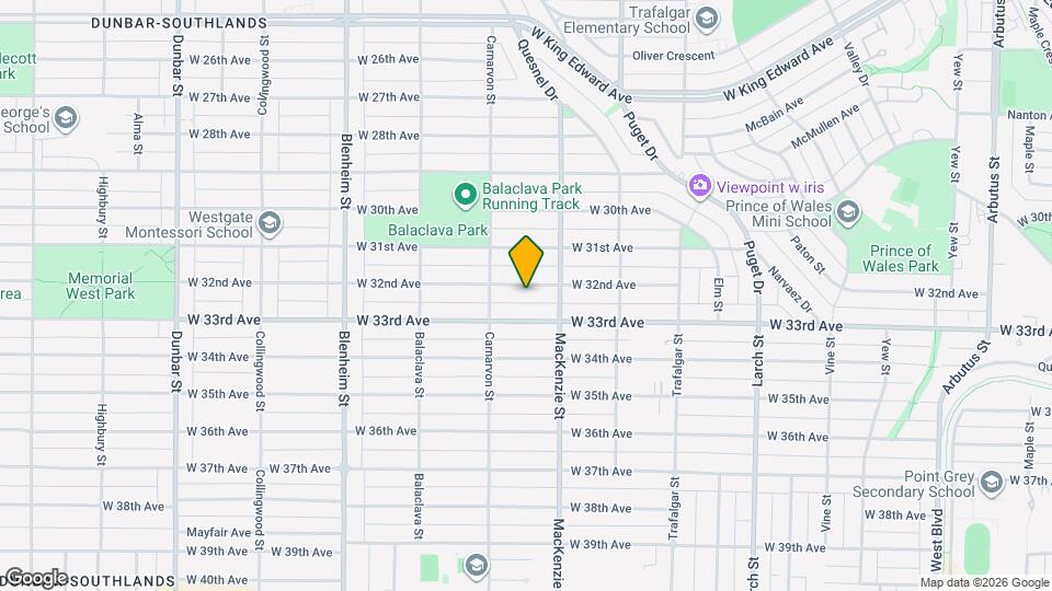 2948 W 32nd Ave Map and Location Details