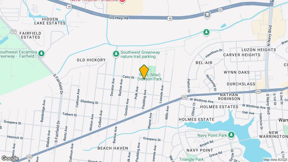 1701 Paulding Ave Map and Location Details