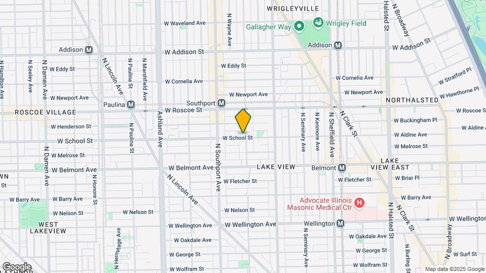 3300 N Lakewood Ave, Unit 1 Map and Location Details