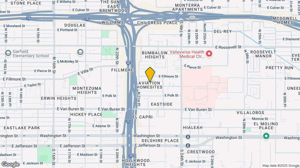 2202 E Taylor St Map and Location Details