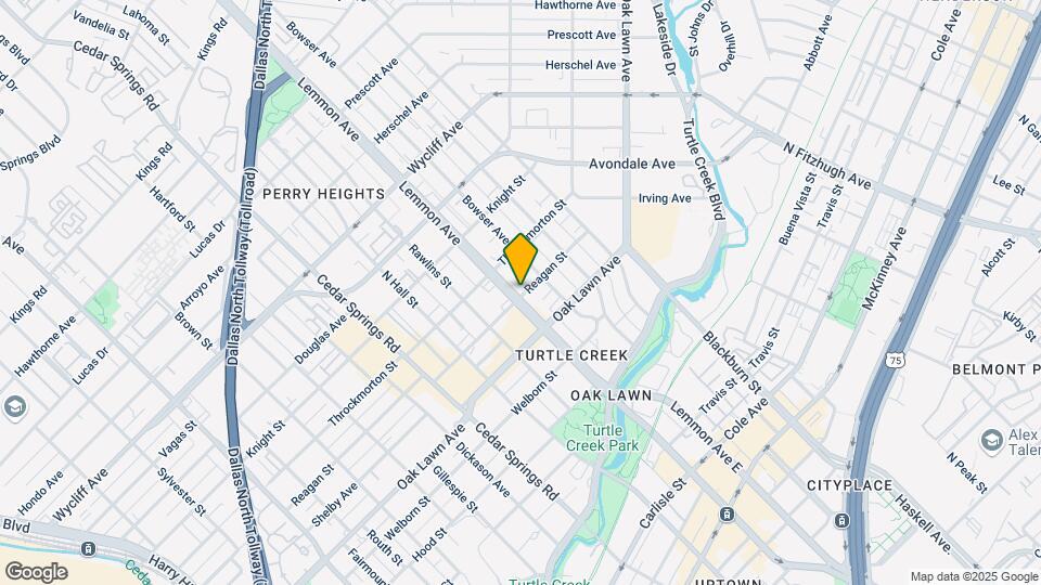 3900 Lemmon Ave Mapa y Detalles de la Ubicación