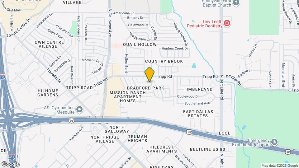 601 Wedgewood Dr Map and Location Details