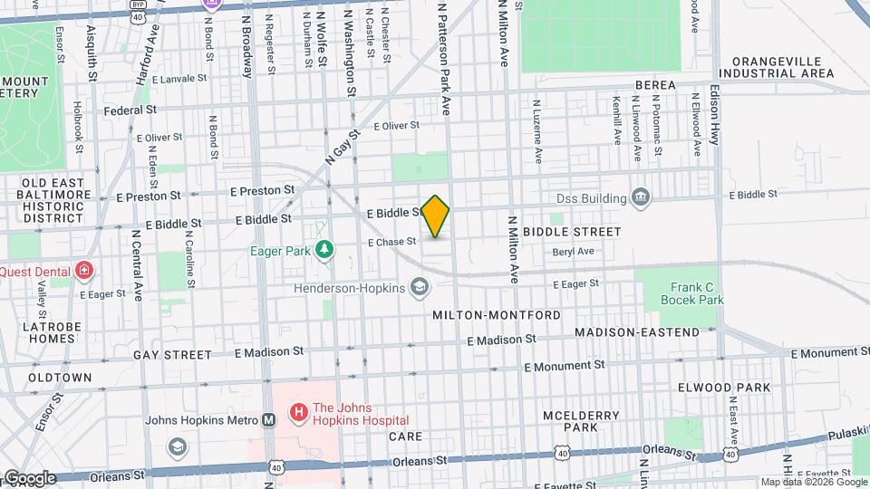 2219 E Chase St Map and Location Details