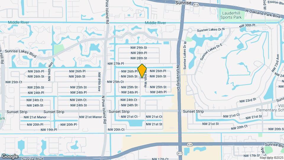 2540 NW 85th Ave Map and Location Details