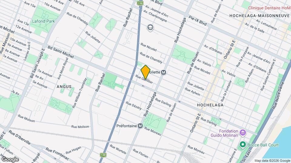 2610 Cuvillier Rue Map and Location Details