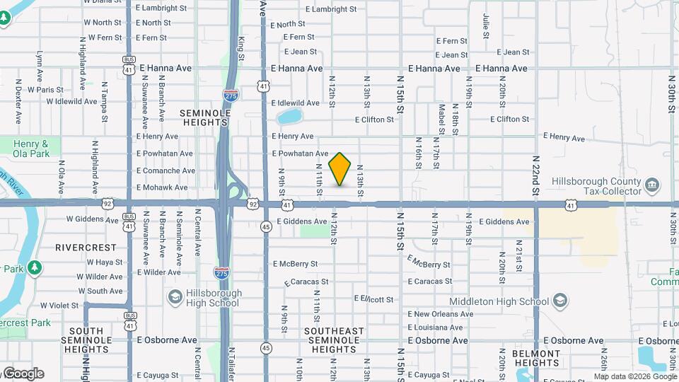 1215 E Mohawk Ave Map and Location Details