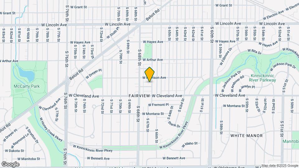 6708 W Wick Pl, Unit Lower Map and Location Details