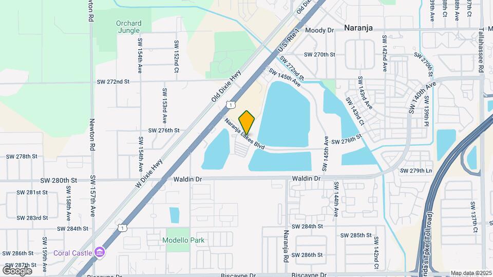 14820 Naranja Lakes Blvd Mapa y Detalles de la Ubicación