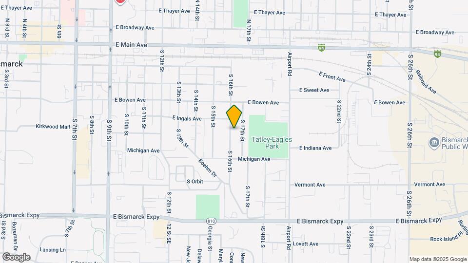 517 S 16th St Map and Location Details