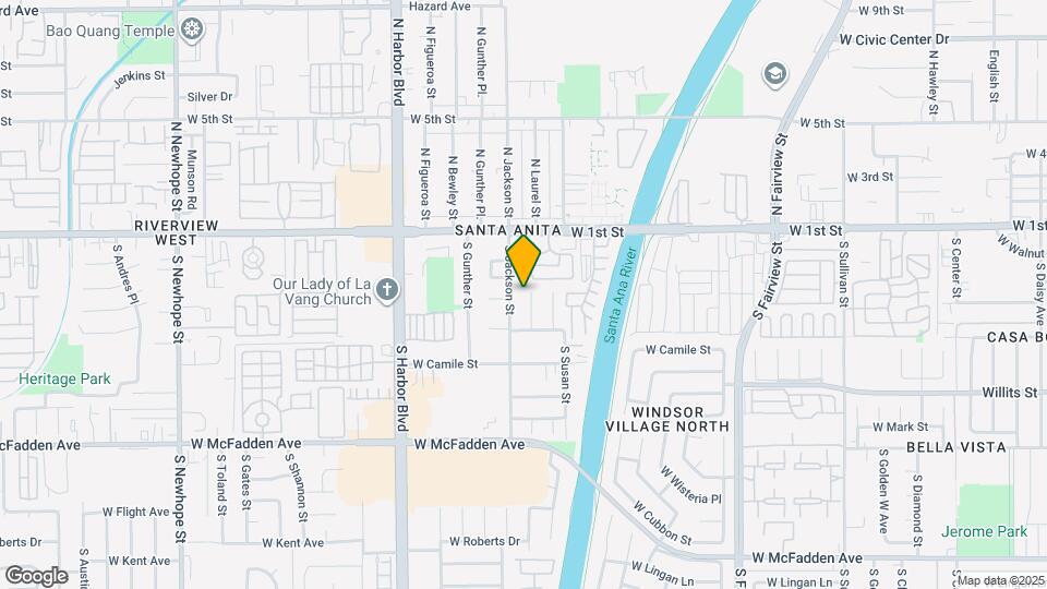 308 S Laurel St Map and Location Details