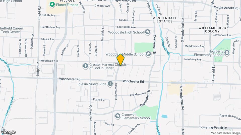 3514 Clearbrook St Map and Location Details
