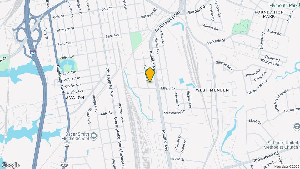 1827 Cullen Ave Map and Location Details