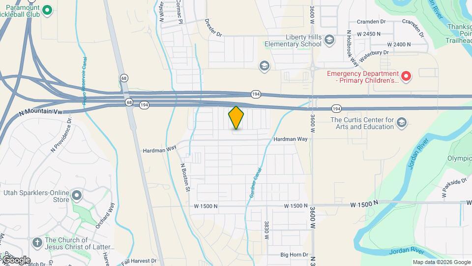 3997 W 1960 N Map and Location Details