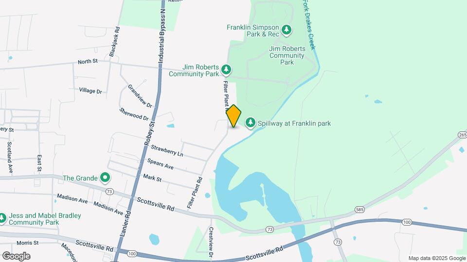 412 Filter Plant Rd Map and Location Details