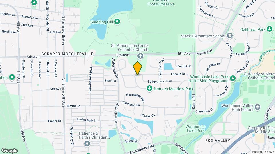 1832 Westridge Pl Map and Location Details