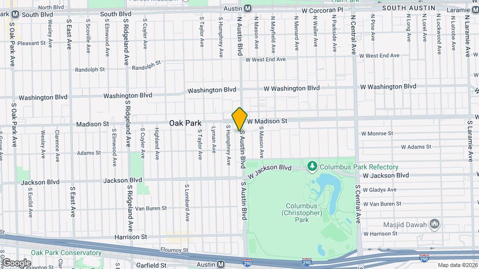 22 S Austin Blvd Map and Location Details