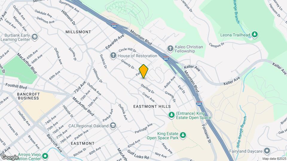 7741 Greenly Dr Map and Location Details