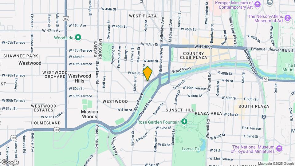 1120 Ward Pkwy Map and Location Details