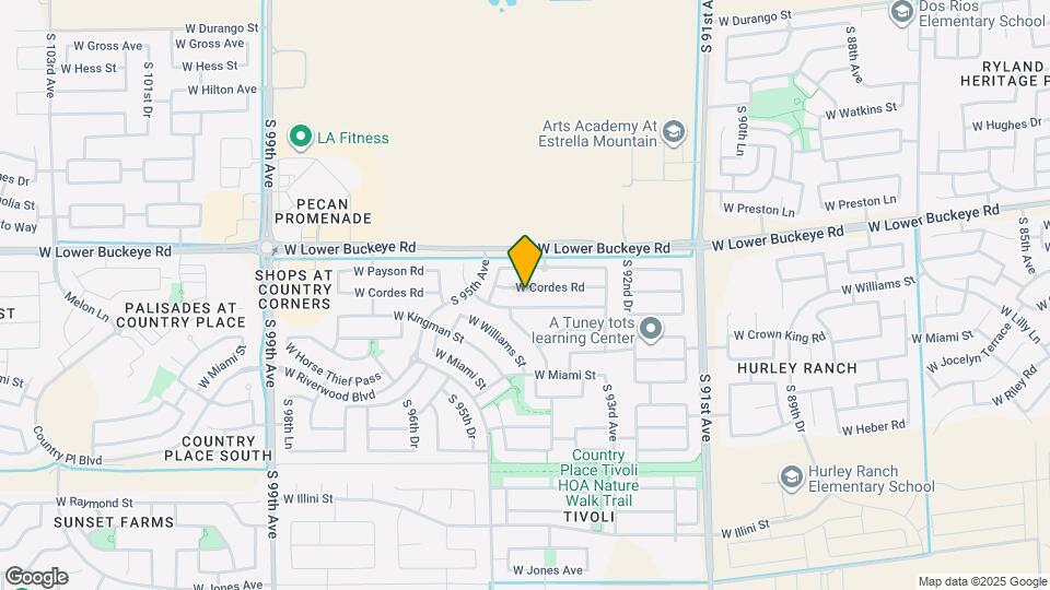 9383 W Cordes Rd Map and Location Details