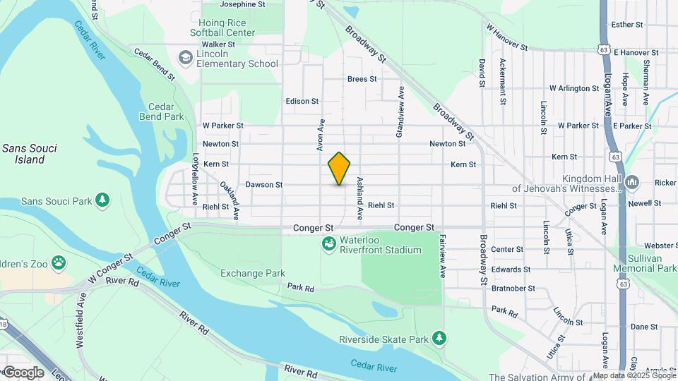 833 Dawson St Map and Location Details
