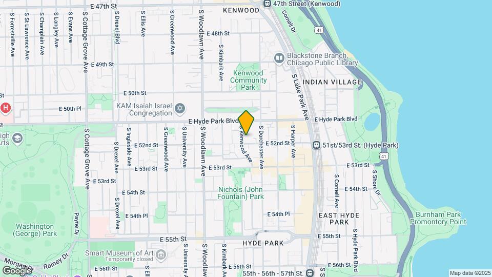 5135 S Kenwood Ave Map and Location Details