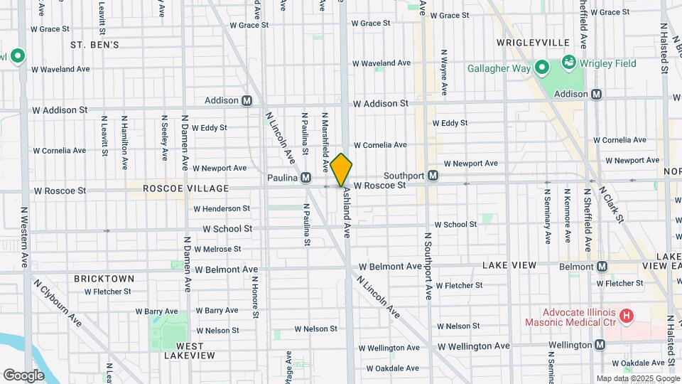 3352 N Ashland Ave Mapa y Detalles de la Ubicación
