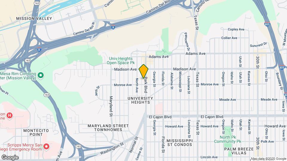 4522 Park Blvd Map and Location Details