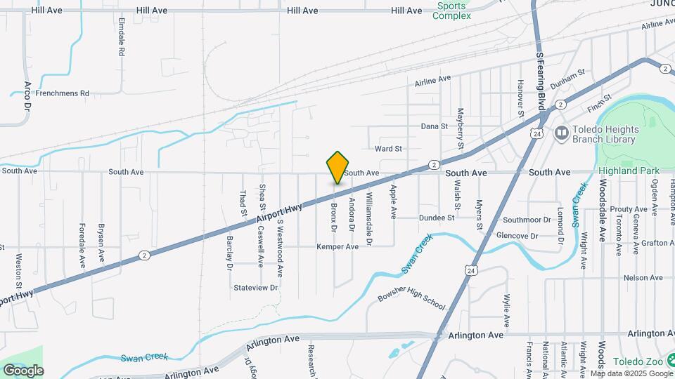 2424 Airport Hwy Map and Location Details