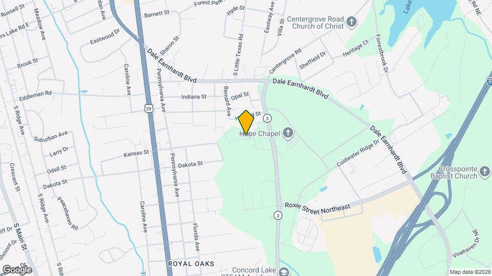 1450 Prickly Pear Dr. Map and Location Details