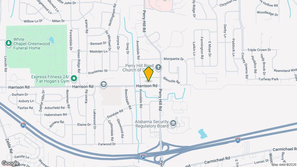 3821 Harrison Rd Map and Location Details