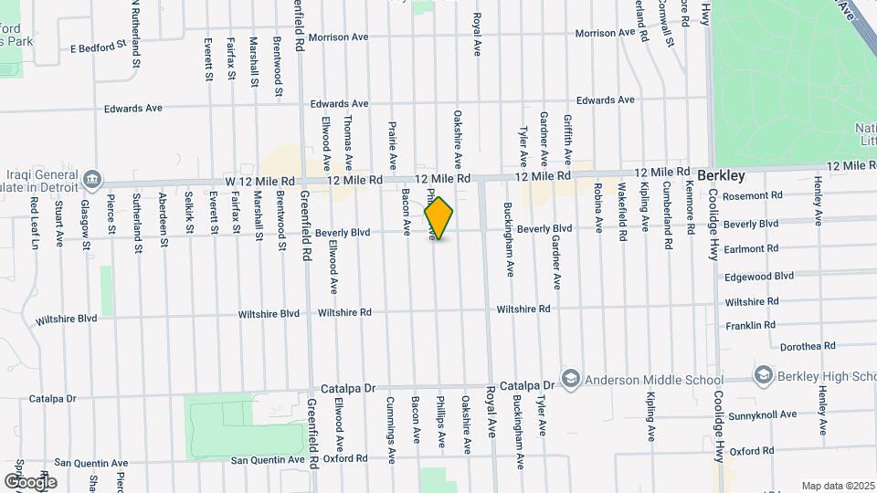 3150 Phillips Ave Map and Location Details