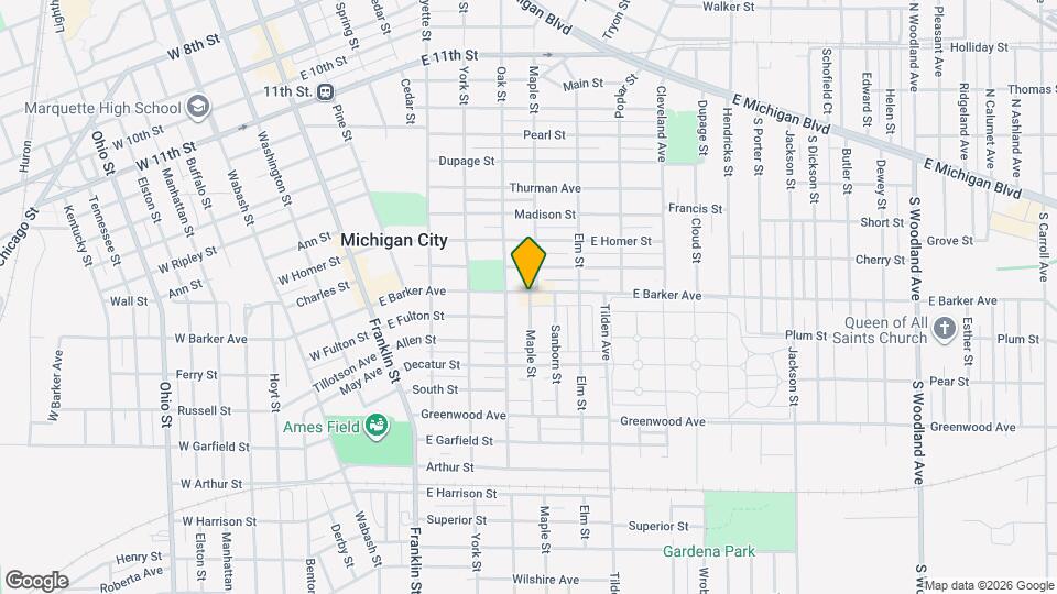 517 E Barker Ave Map and Location Details