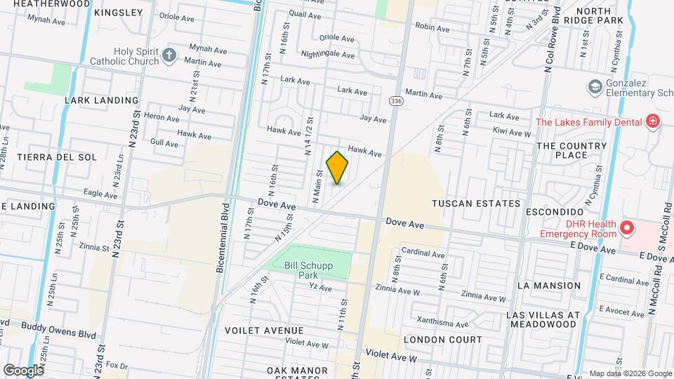 5708 N Broadway St Map and Location Details