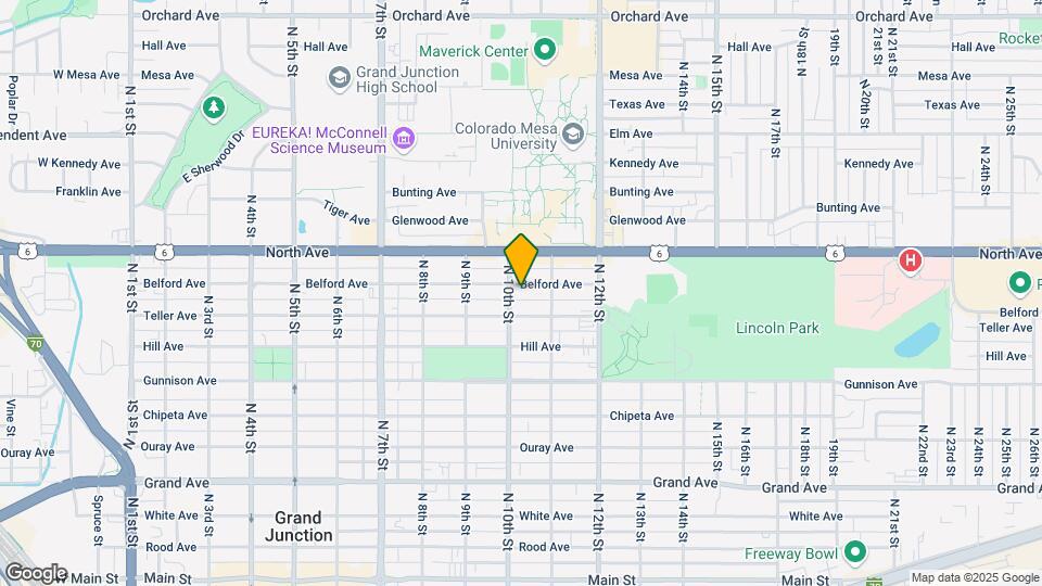 1011 Belford Ave Map and Location Details