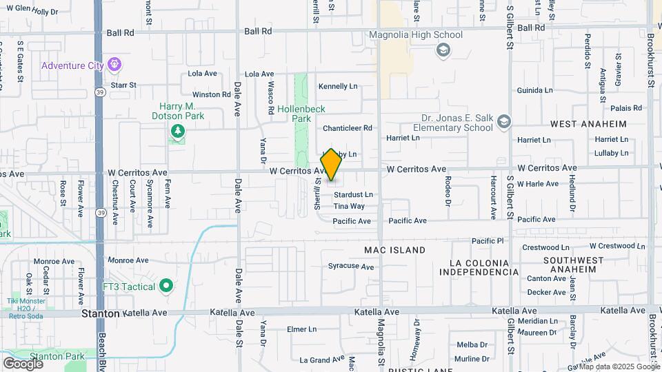10557 Sylvan St Map and Location Details