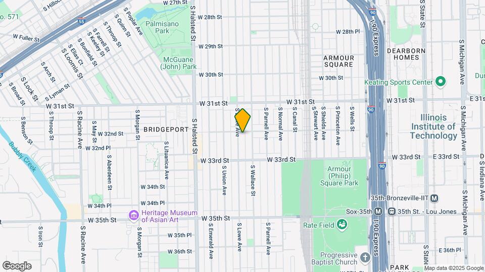 3207 S Lowe Ave Mapa y Detalles de la Ubicación