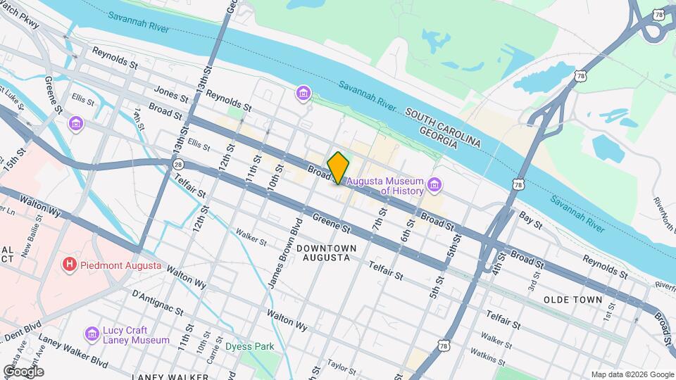 828 Broad St Map and Location Details