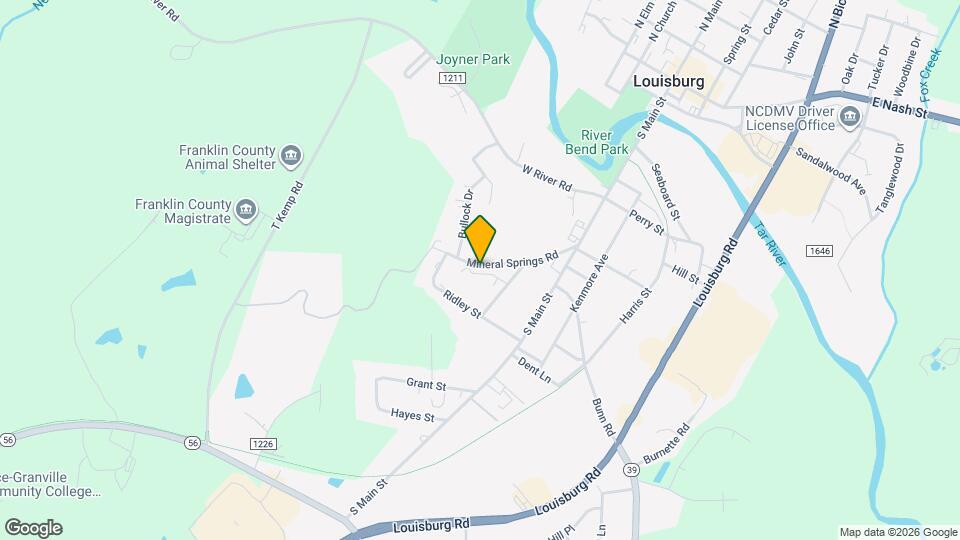 215 Mineral Springs Rd Map and Location Details