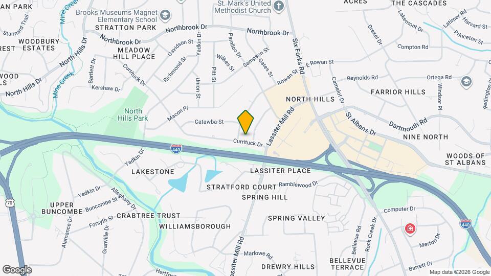 604 Currituck Dr Map and Location Details