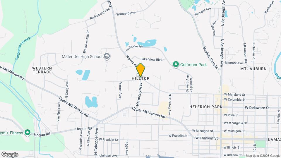 927 Harmony Way Map and Location Details