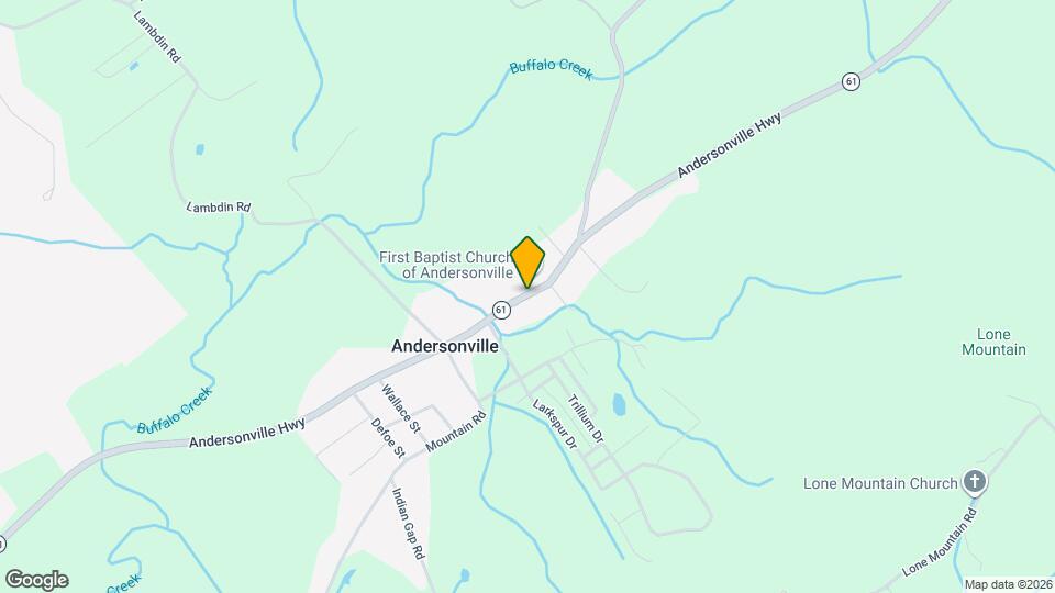 3946 Andersonville Hwy Map and Location Details