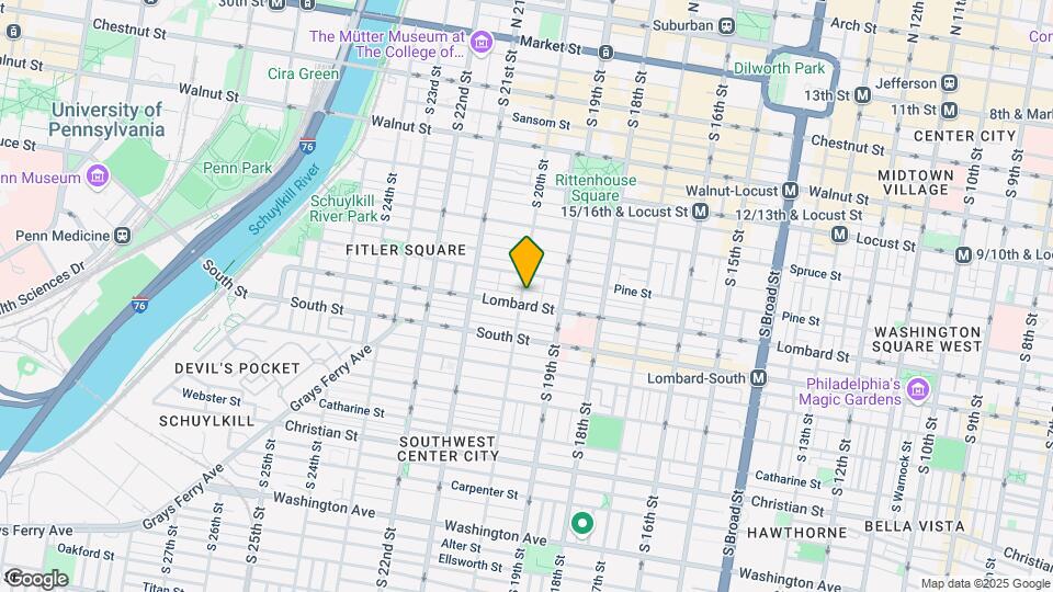 421 S 20th St Map and Location Details