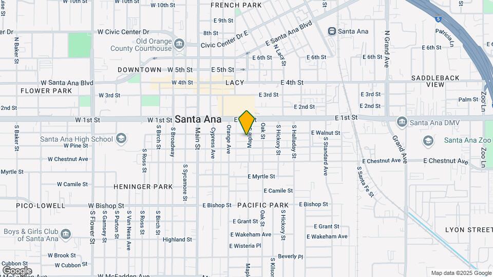 336 E Walnut St Map and Location Details