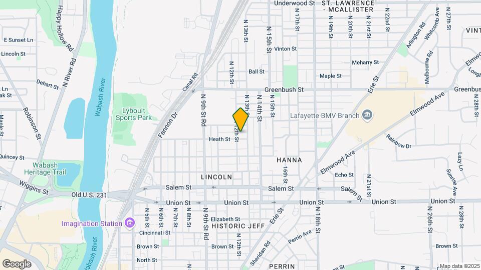 1206 Heath St Map and Location Details